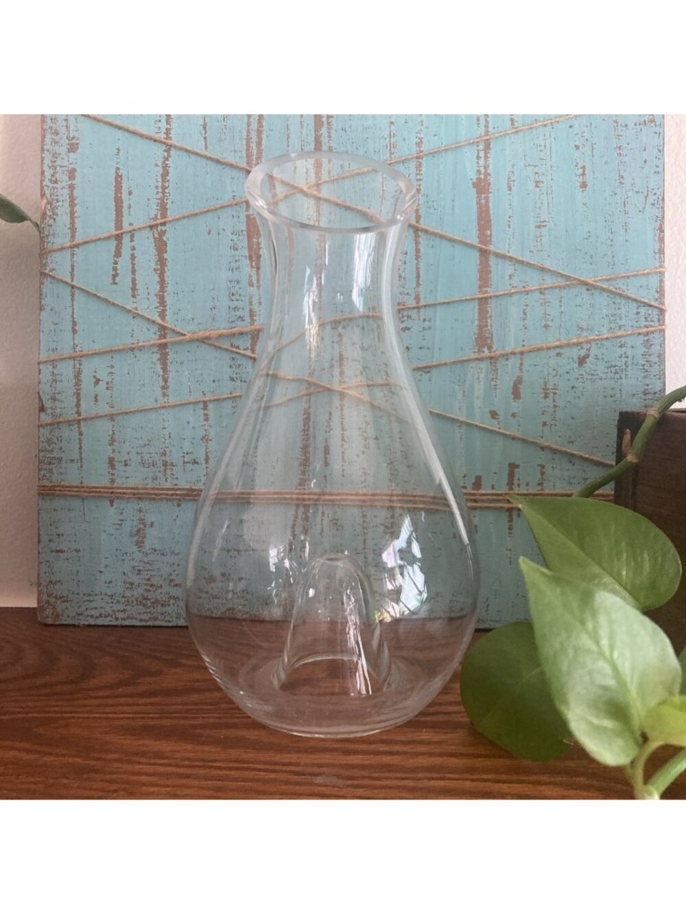RARE Waterford Crystal Glass Robert Mondavi 10" Wine Punt Carafe Bottle Decanter
